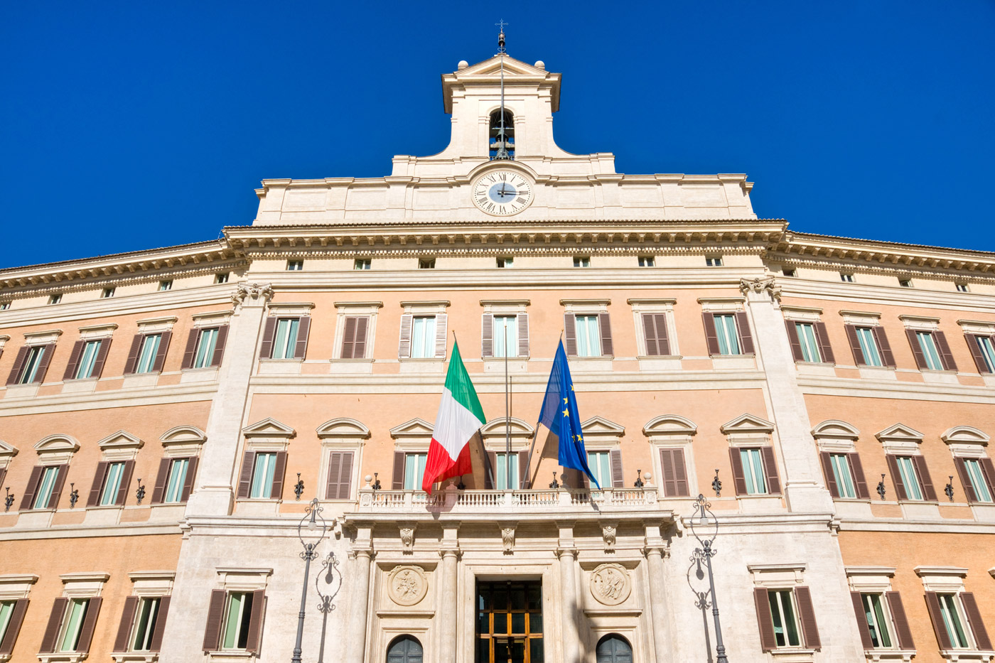 palazzo di montecitorio sede del Parlamento Italiano